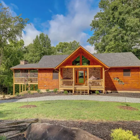 Cabin Near Blue Ridge w/ Fire Pit & Large Deck