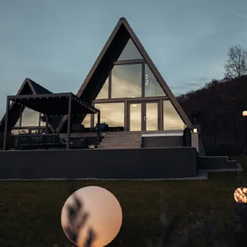 Twin Vista A-Frame Cabins