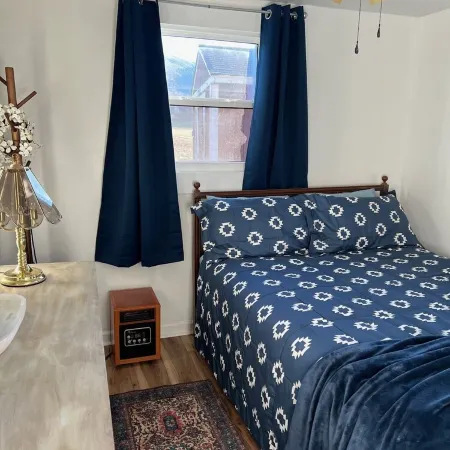 Waterfront cabin with mountain views; 26 minutes to downtown Asheville.