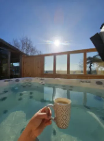 Luxury Welsh wooden cabin