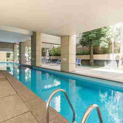 Studio com Academia e Sauna Perto do Aeroporto Fitness & Recreational Facilities