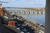 3000 sq f, in the old  Saumur city , along the Loire river. Charm & great views