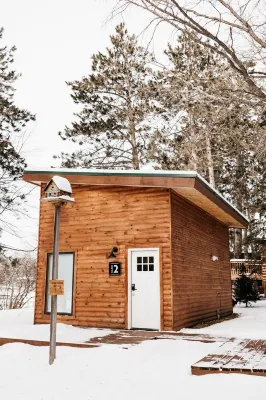 Lakefront Tiny Cabin on Crosslake w/ Brand New Barrel Sauna