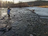 Private tent camping along the Salmon River on 165-acre Farm!