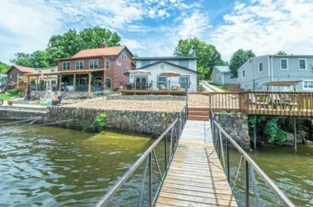 Updated Lakefront Home with Private Dock