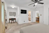 Vintage 4BR Retreat with Game Room & Fire Pit