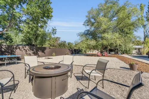 Hot Tub, Fire Pit and Barrel Sauna,  and one left turn to worlds best skiing!