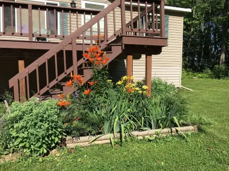 Motorsports Basecamp near lakes and forest