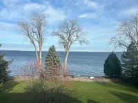 Lake front house on Lake Champlain