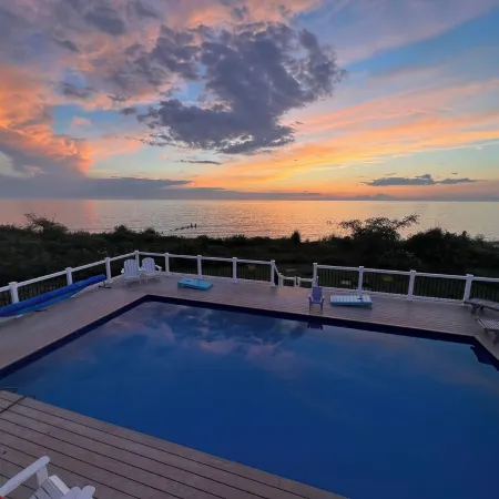New Construction 2021 beachfront with amazing sunsets and pool