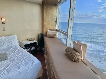 Atlantic City’s spectacular beachfront direct ocean view from the 27th floor.