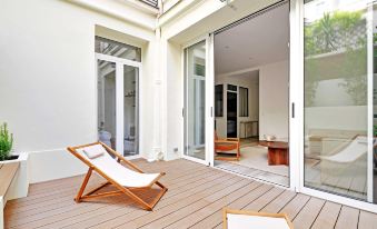 Charming Apt with Patio - 2Bd4P - Monceau Park