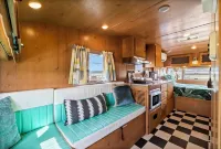 Blue Skies Retro Resort Pool-Fireplace Hotels in Gillespie County