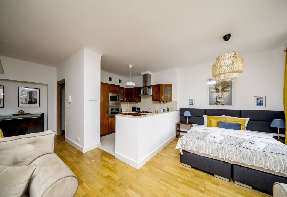 아파트먼트 노비 쉬비아트의 아늑한 침실