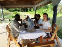 Refuge du Mont Agou - breakfast