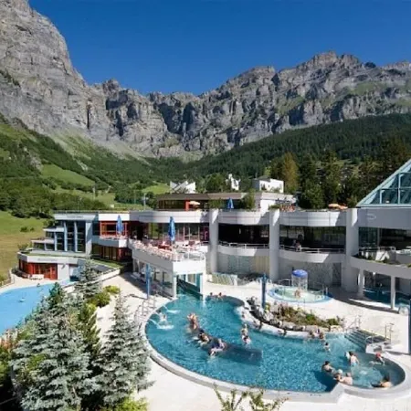 Stylish 1-Bed apartment in the Ski and Thermal Spa Resort of Leukerbad