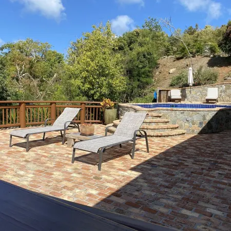 Villa DiCroce St John USVI has solar and Tesla wall batteries!!
