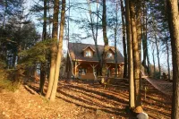 Beautiful Log Home on Quiet Private Lake