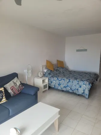 Beautiful Studio Apartment with large South facing balcony & Amazing Sea Views