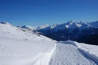 View of the Zillertal mountains, near the ski area Hotel a Hippach