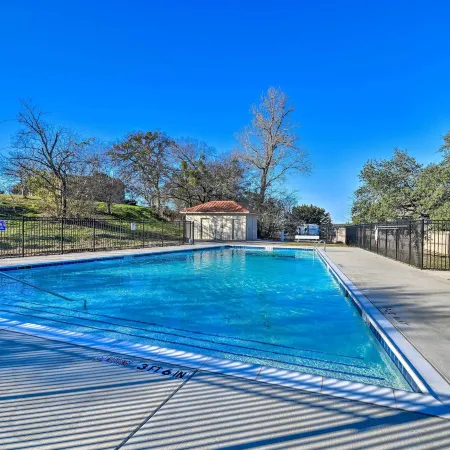 Steps to Lake! Charming Cabin: Pool Access & Decks