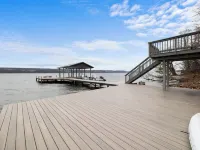 Lakefront 6BR Retreat with Private Dock, Huge Deck & Epic Seneca Views Hotels in Starkey
