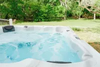 Cute 3 BDRM Near Main St. W/ Hot Tub, Fire Pit, 2 Patios, and a Backyard Oasis