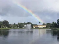Charming 3-bedroom pool home on the lake with spectacular sunsets & close to all