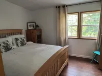 Waterfall View from Secluded 4 Bed Cabin in East Branch, NY with Mountain Views