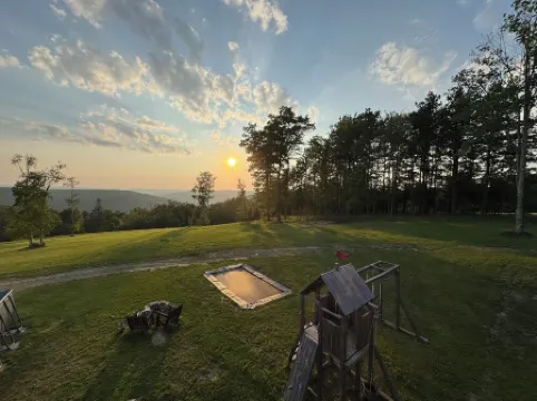 Spacious modern mountain style home with beautiful western views in Corning, NY