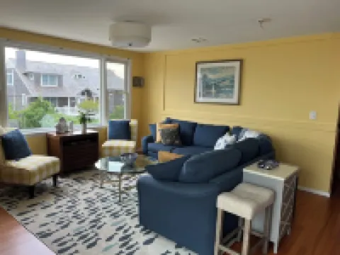 Beautiful views of sunsets over the bay and walking distance to the beach.