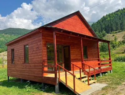 Cottage is located in Village Pari,  34 km before Mestia. Hotels in 