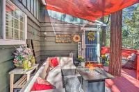 1 Mi to Lake Gregory Boho Crestline Cabin - 3-Star