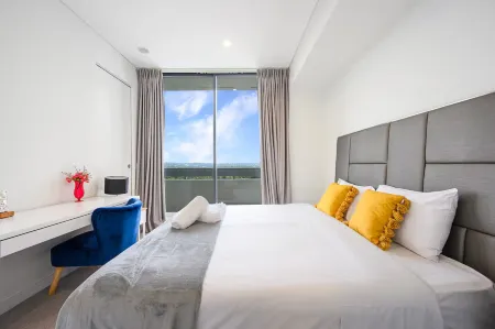 Metawisebnb Executive 2-bedroom Stadium View Apartment W Parking