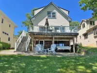 Pewaukee Lakefront Retreat: Pontoon+Jet Ski Available: Private Pier: Sleeps 8 Hotels in Pewaukee