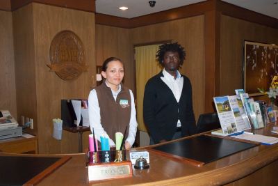 フロントデスク 白馬樅の木ホテルの写真