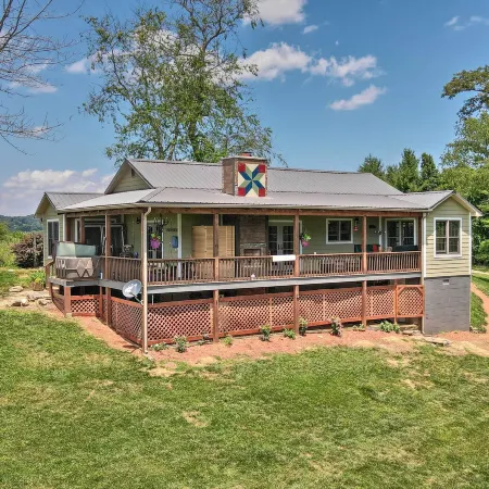 Charming Galax Retreat w/ Wraparound Deck!