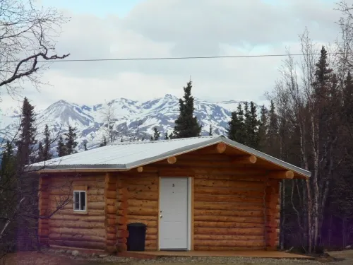 Experience True Alaska secluded Cabin just 15 minutes from Denali National Park.