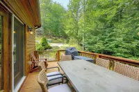 Deck and Scenic Views Beech Mtn Group Getaway - parking