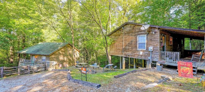 Peaceful Bryson City Cabin - Fire Pit and Hot Tub! Hotels in Swain County