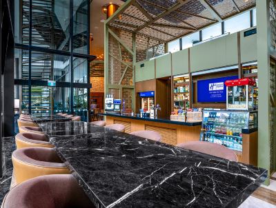 共有エリア ホリデイ・イン エクスプレス シンガポール クラークキーの写真