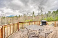 Carroll Log Cabin w/ Deck < 9 Mi to Bretton Woods! - WiFi