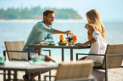 レストラン アンサナ イフル モルディブの写真