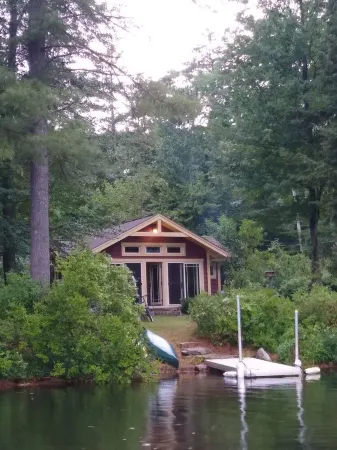 3 Beautiful Finnish Cabins with Sauna on Lake Monomonac