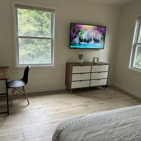 One of the kind fully loaded house located walking distance from cozy lake