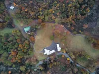 7. gorgeous creekfront lodge