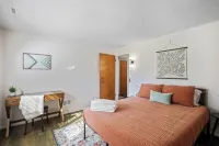 Central Location+ 2 living spaces+ covered patio!