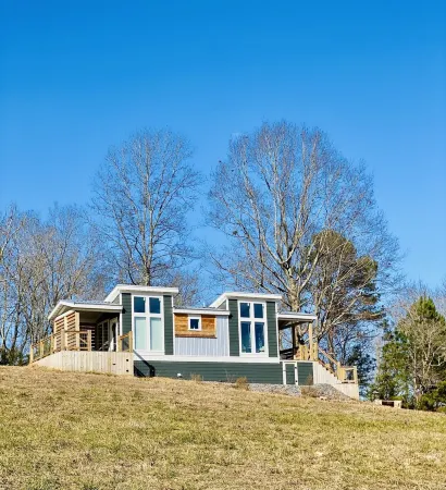 Luxury Tiny Home with River Views on 300 Acre Ranch