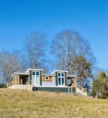 Luxury Tiny Home with River Views on 300 Acre Ranch