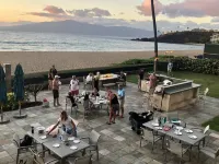 Breathtaking views of Kaanapali Beach, Black Rock and the island of Molokai.